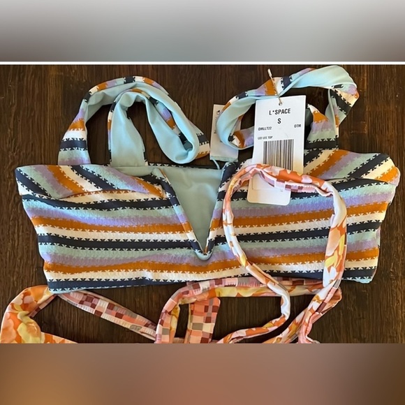 L*Space Lee Lee Top NWT - Multicolor stripe -‎ Small - Picture 2 of 2
